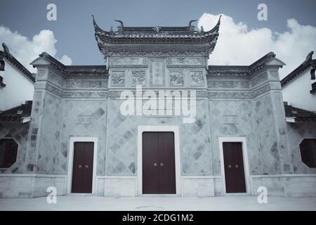 chinese traditional gatehouse Stock Photo