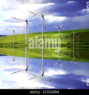 Wind Power Stock Photo