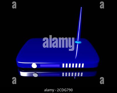 Red Wireless Router Stock Wireless Network Router Stock Photo - Alamy