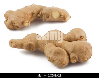 Two ginger roots Stock Photo