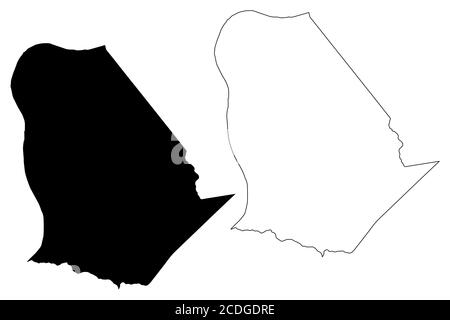 Trimble County (Kentucky) outline map set Stock Vector Image & Art - Alamy