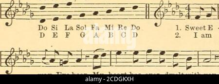 . The Multum in parvo music leaves : for use in day-schools, music classes, and the home circle . §gfegggfel Rising higher in the skv. As each day, aa each day it passes by? . - - Hark! I hear an angel sing* Angels now are on thewing. And their voices sineing clear. Tell usthatthe«pnng t« near. There the birds are weaving lays For the happv, the happv spring-time days ; Just beyond yon cliffof snow Silver rivers brightly flow. Smiling wood* and fields are seen Mantled in a rol^ Soon tou11 hear her busy hums ; Yes, she comes 1 she comes 1 she comes I . Hark! I hear an angel sing, Angels now are Stock Photo