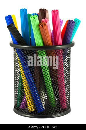 Set of felt-tip pens Stock Photo
