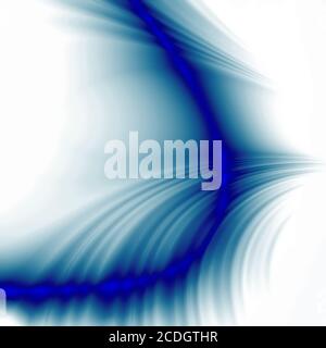 abstract waves, overflowing the tints of blue colo Stock Photo