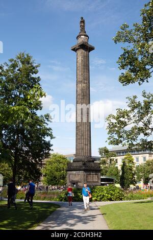 The Dundas Monument, St Andrew Square, Edinburgh new town Scotland UK - Commemorates Henry Dundas, 1st Viscount Melville Stock Photo