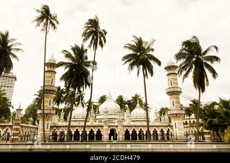 masjid jamek, mosque in kuala lumpur, malaysia. Stock Photo