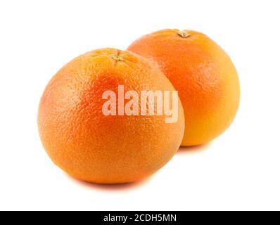 Two ripe grapefruits Stock Photo