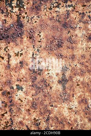 old rusty metallic background Stock Photo