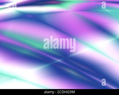 rays brightly green blue and violet color Stock Photo