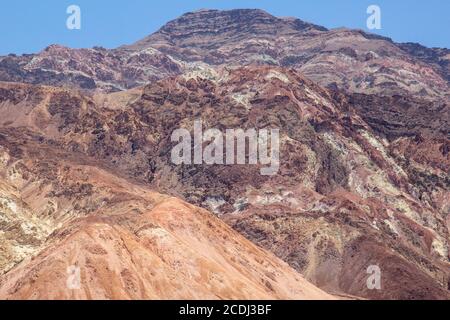 Artists' Pallete in Death Valley, California Stock Photo