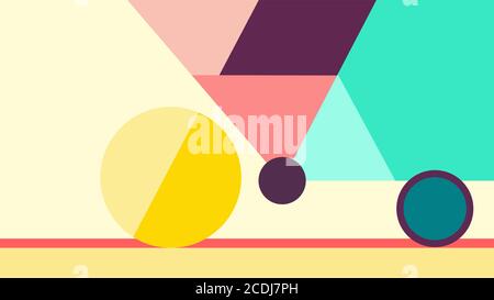 vector illustration of an abstract background with circles Stock Vector