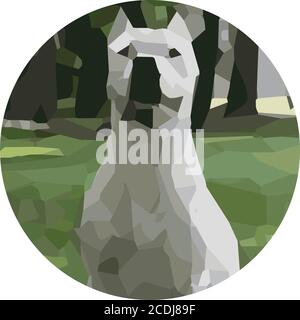 Dog, puppy vector illustration with white background Stock Vector