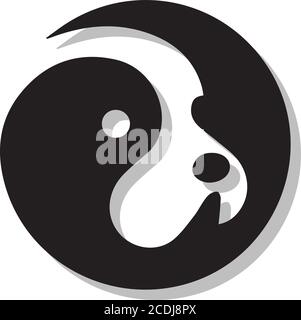Dog, puppy vector illustration with white background Stock Vector