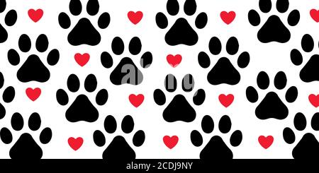 Four dog paws vector illustration Stock Vector