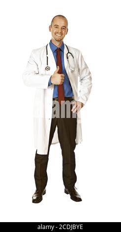 positive young doctor Stock Photo