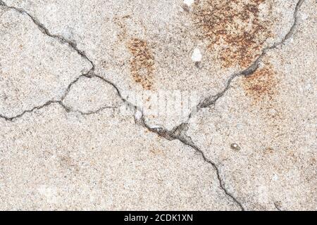 Blank concrete gray rough wall for background. Beautiful grey wall with cracks and dirty. Stock Photo