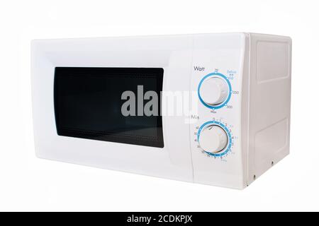Microwave oven isolated on white background Stock Photo