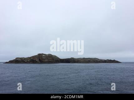 The remote Bounty Islands in the southern pacific ocean, New Zealand, Bounty Islands, Subantarctic Islands Stock Photo