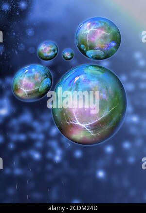 Multiple Dimensions Visual Multiple dimensions, conceptual artwork Stock Photo - Alamy