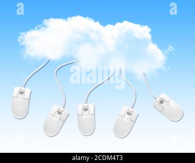 the cloud concept Stock Photo