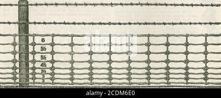 . Here's Jim Brown with a load of summer and fall bargains : fencing, gates, steel posts, ready-roofing and paint . Specifications Top and bottom wires, No. 11;intermediate wires, No. 14; stay vires;No. 14; spaced 12 inches apart (16 tothe   Rod). All Double GalvanizedBasic Open-Hearth Wire.We pay freight on 30 rods or more No. 832-BJ Brown Junior 8 bar 32 inch hog and sheep fence. wMttjumi PAGf 14 Uimumimvmmtimmmitumm (tolRBpT TJRQM TACTORY =0* No. 0620-B. J ?** »» H H W If Brown Junior, 6 bar 20 inch close spaced hog fence Stock Photo