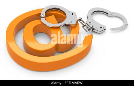 the cyber crime Stock Photo