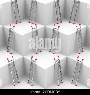 the ladders Stock Photo