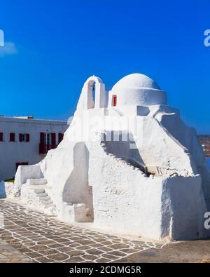 Panagia Paraportian chapel, Mykonos Town, Mykonos, Cyclades Islands, Greece Stock Photo