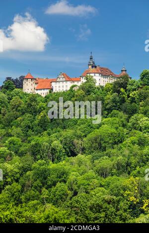 Langenburg Castle, Langenburg, Hohenlohe, Baden-Wuerttemberg, Germany Stock Photo