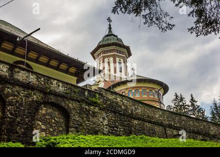 Romanian Sinaia monastery, Sinaia - Romania Stock Photo