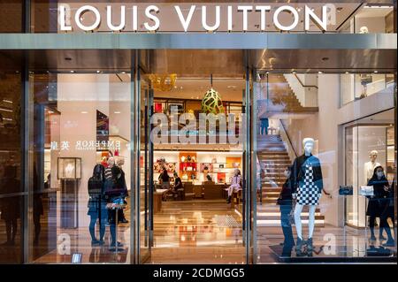 Louis Vuitton Boutique In Hong Kong Stock Photo, Picture and Royalty Free  Image. Image 10559181.