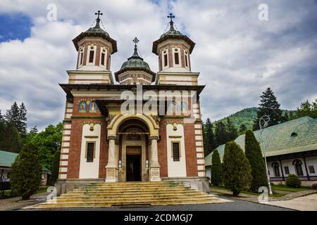 Romanian Sinaia monastery, Sinaia - Romania Stock Photo