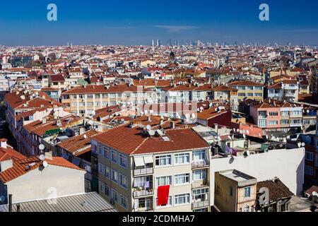 Istanbul city view - Turkey travel architecture background Stock Photo