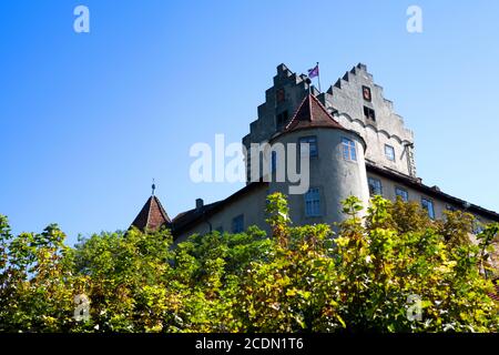 Old Castle, Meersburg, Lake Constance (Germany) Stock Photo