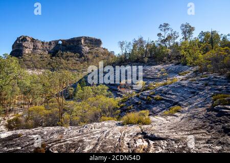 Spyglass Peak, Salvator Rosa Section Carnarvon National Park, Queensland, Australia Stock Photo