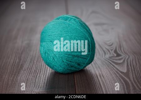 knitting ball of threads Stock Photo