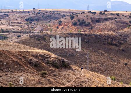 Difficult terrain outdoors Adventures in nature trail in the Difficult terrain outdoors Adventures in nature trail in the