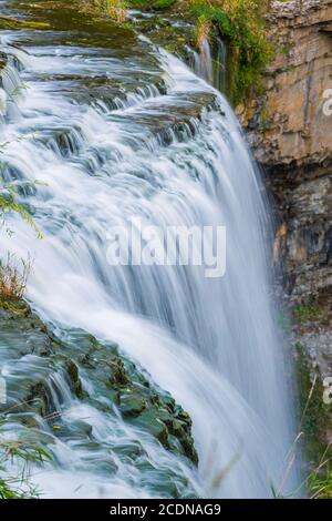 Webster Falls In Hamilton Ontario Water Cascades Over The Broad Rock webster-falls-in-hamilton-ontario-water-cascades-over-the-broad-rock