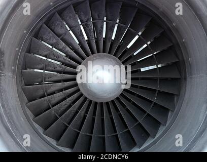Turbine of airplane Stock Photo - Alamy