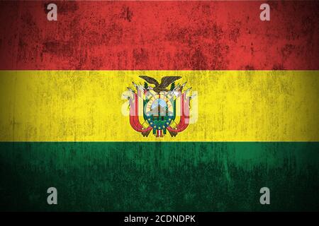 Grunge Flag Of Bolivia Stock Photo