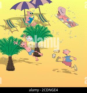 Drawing for cards, banners, posters and other design purposes. Stock Vector