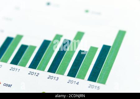 graphs and charts Stock Photo