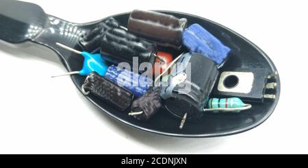 A picture of mobile parts Stock Photo