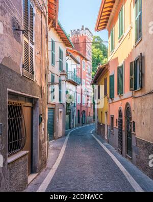 Scenic sight in Rocca di Papa, small town in the Province of Rome. Lazio, Italy. Stock Photo