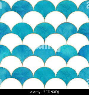 Seamless geometric pattern. Shaped white flowers, lines, light red ...