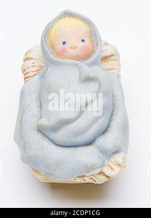 Little baby jesus figurine Stock Photo