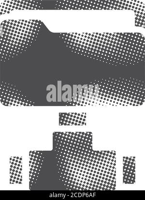 shared folder icon black vector illustration Stock Vector Image & Art ...