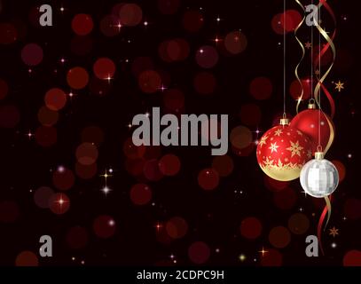 Christmas theme with free space for text Stock Photo