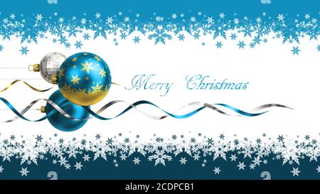 Christmas theme with free space for text Stock Photo