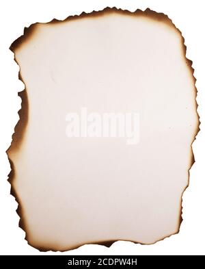 old burnt paper Stock Photo